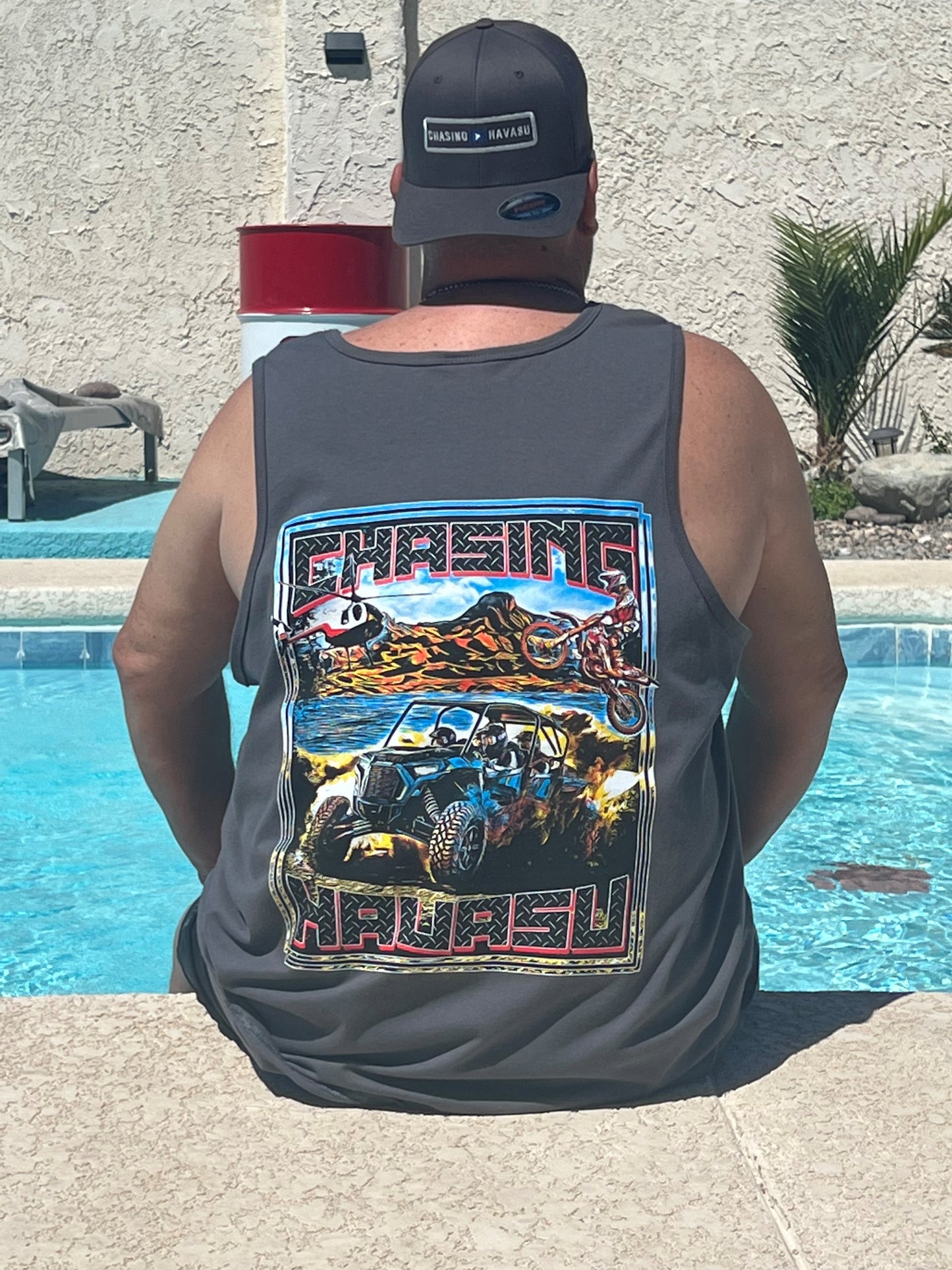 5 Men's Tanks - SXS - Charcoal Grey