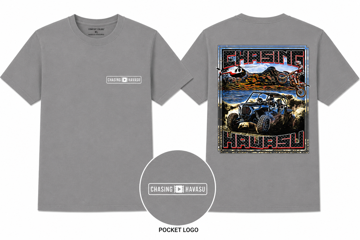 1 Men's Short Sleeve T-Shirt - SXS - Grey