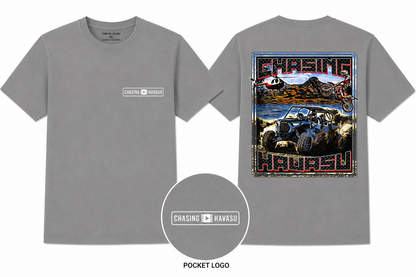 Men's Short Sleeve T-Shirt - SXS - Charcoal Grey