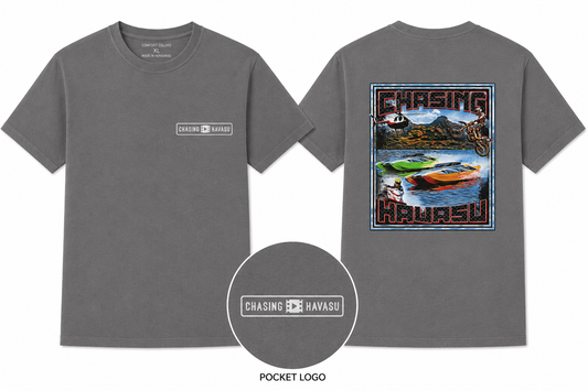 1 Men's Short Sleeve T-Shirt - BOAT - Charcoal Grey
