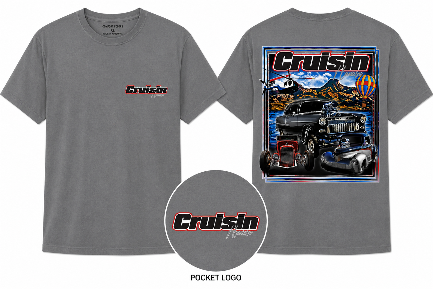 1#  Crusin' Light Grey T-Shirt