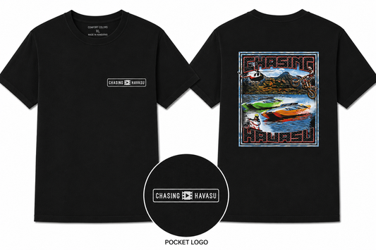 Men's Short Sleeve T-Shirt - BOAT - Black