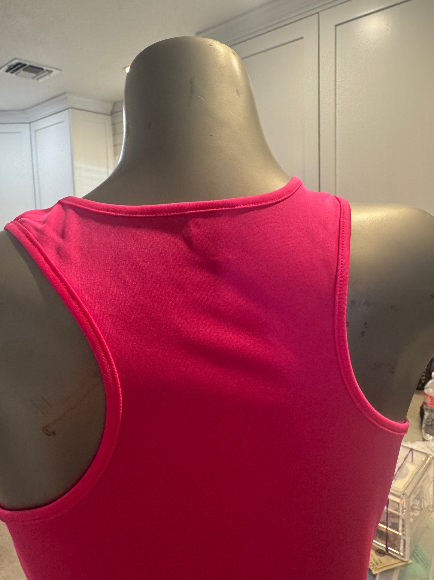 2#  NEW!!! Women's Tank Neon Pink with Black Logo