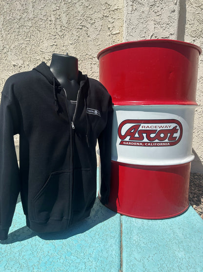Hoodie Zip Up - SXS Black - Mens - Women's