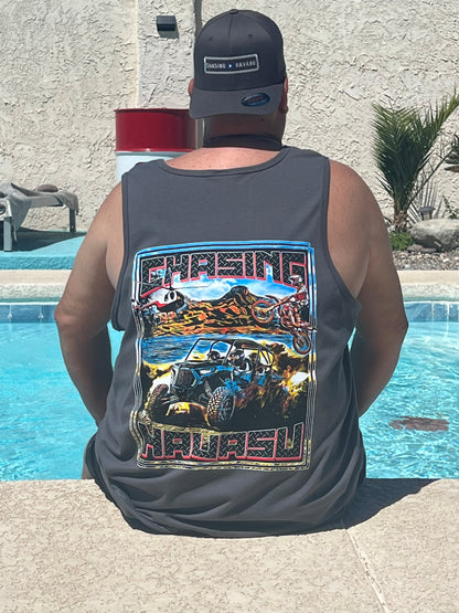 5 Men's Tanks - SXS - Charcoal Grey