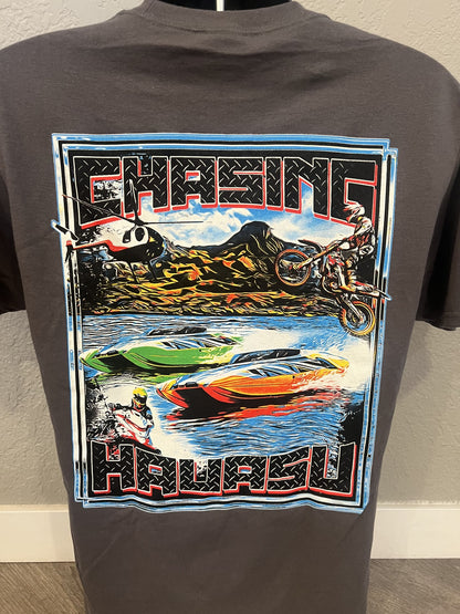 1 Men's Short Sleeve T-Shirt - BOAT - Charcoal Grey